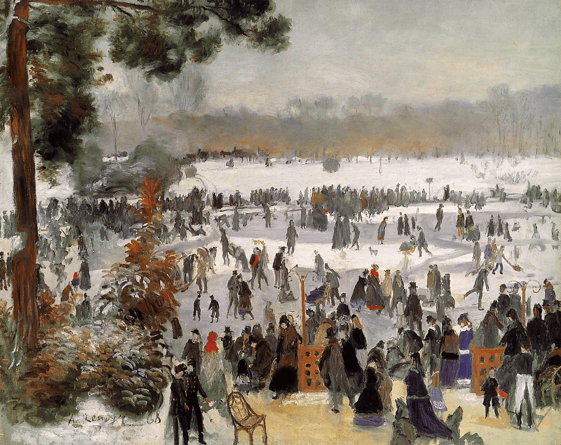 Dancers and Skaters by Renoir