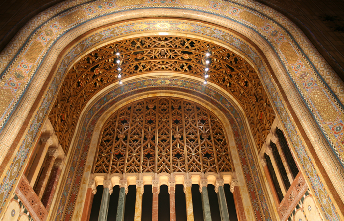 Hildreth Meière's murals (1929) at Temple Emanu-El in New York City.