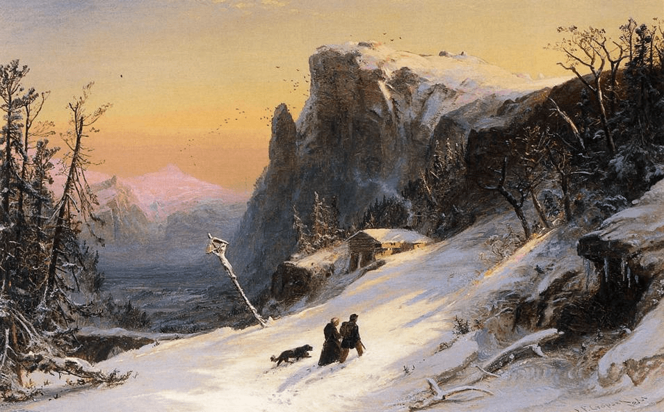 Winter in Switzerland by Jasper Cropsey (December 7th)