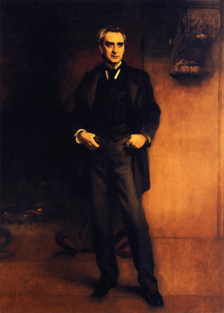 Edwin Booth by John Singer Sargent