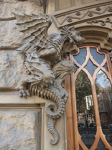 Gargoyles and Grotesques of Casa della Vittoria, Turin