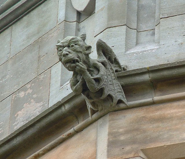 Bamburgh Castle grotesque