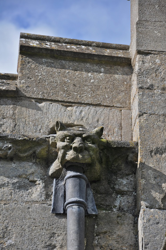 A gargoyle on Surfleet's Church in Lincolnshire