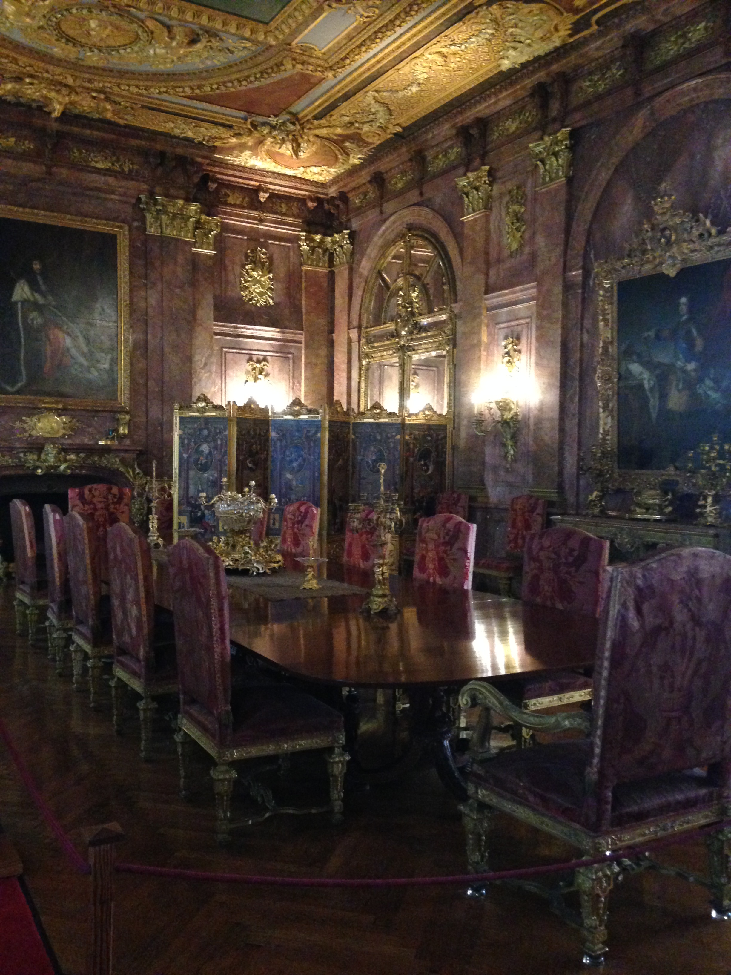 Marble House dining room