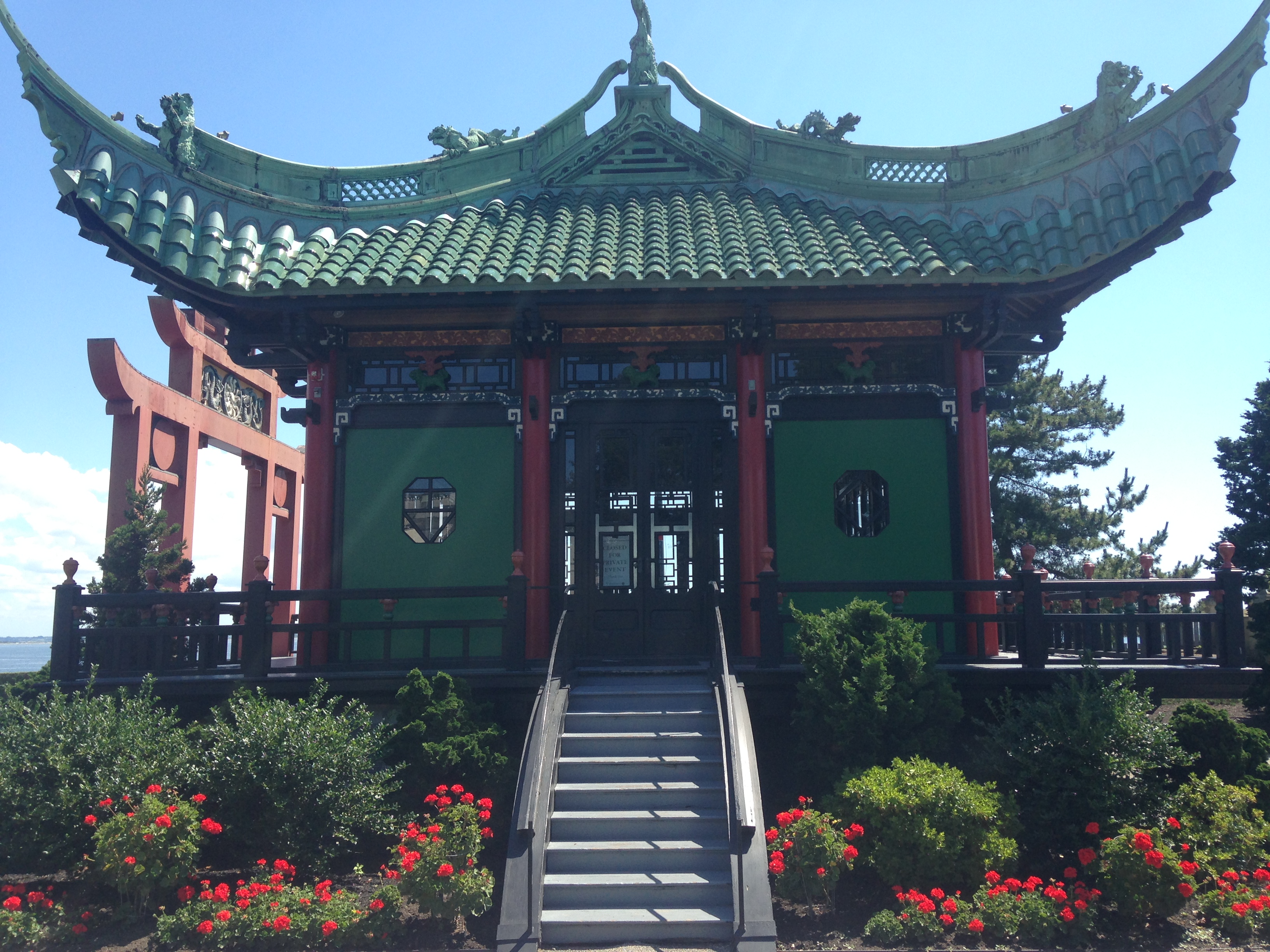 The Marble House's Chinese tea pavilion