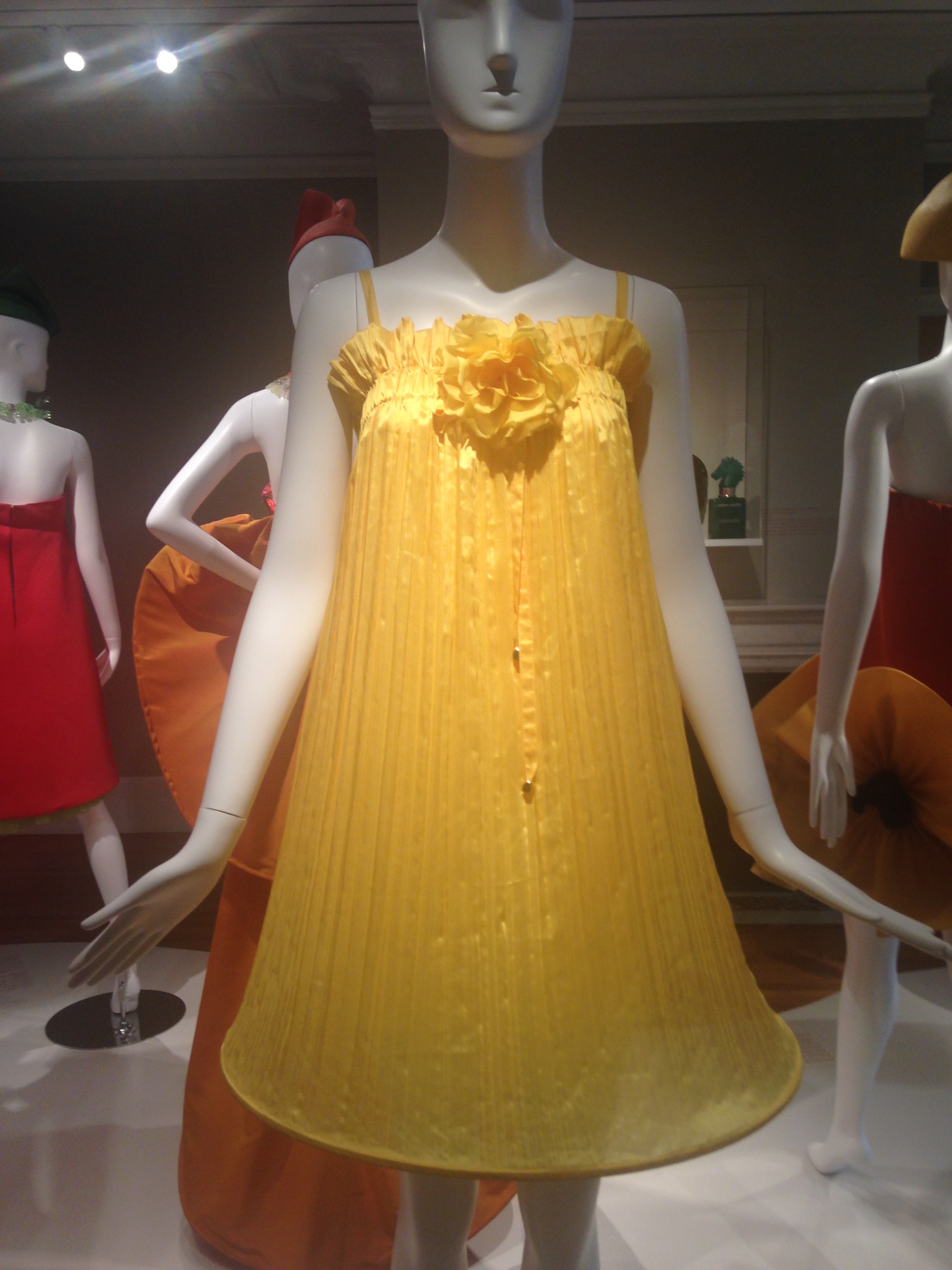 Pierre Cardin yellow dress