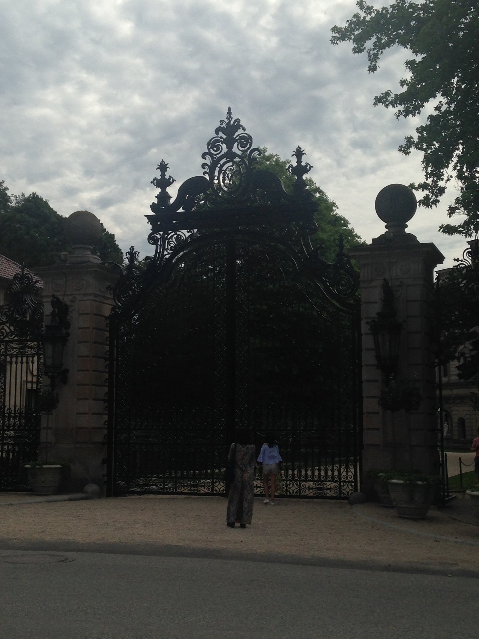 The Breakers front gate