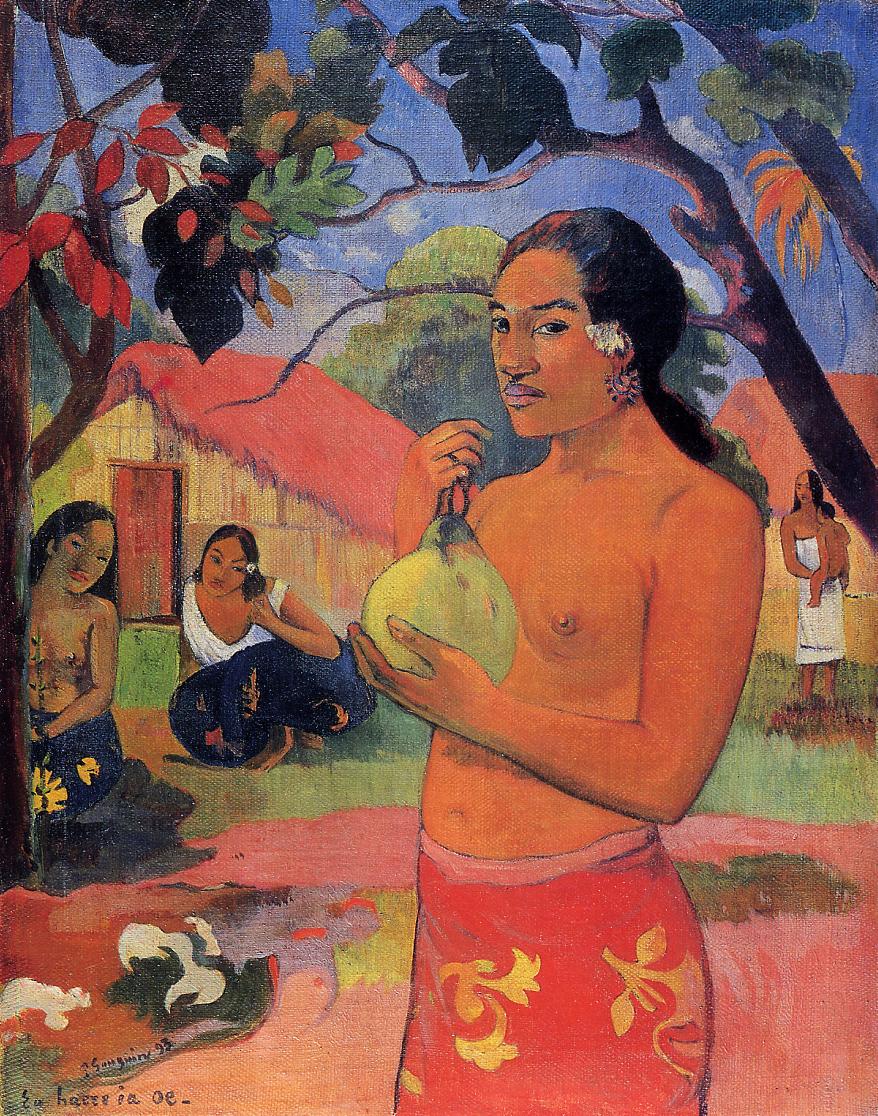 Ea haere la oe? by Paul Gauguin