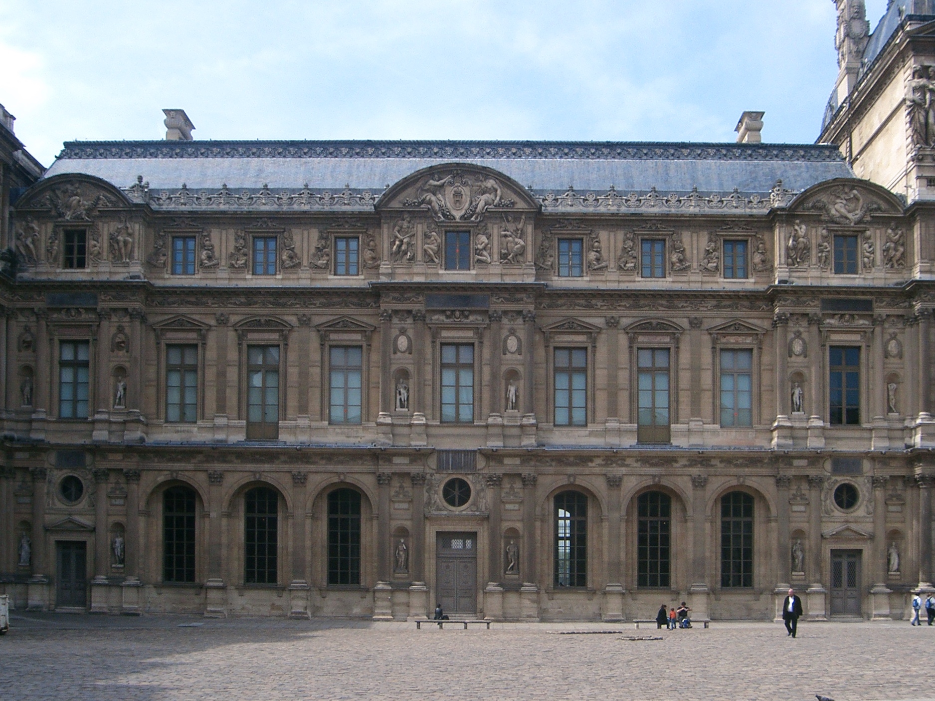 Aile Lescot, Cour Carrée, Louvre