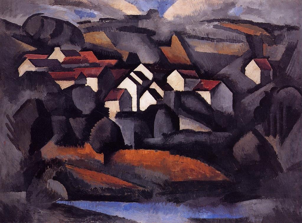 Roger de la Fresnaye, Landscape at Ferte-Sous-Jouarre