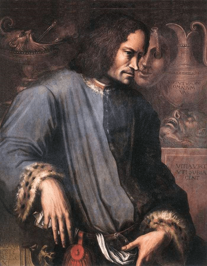 Portrait of Lorenzo the Magnificent by Giorgio Vasari