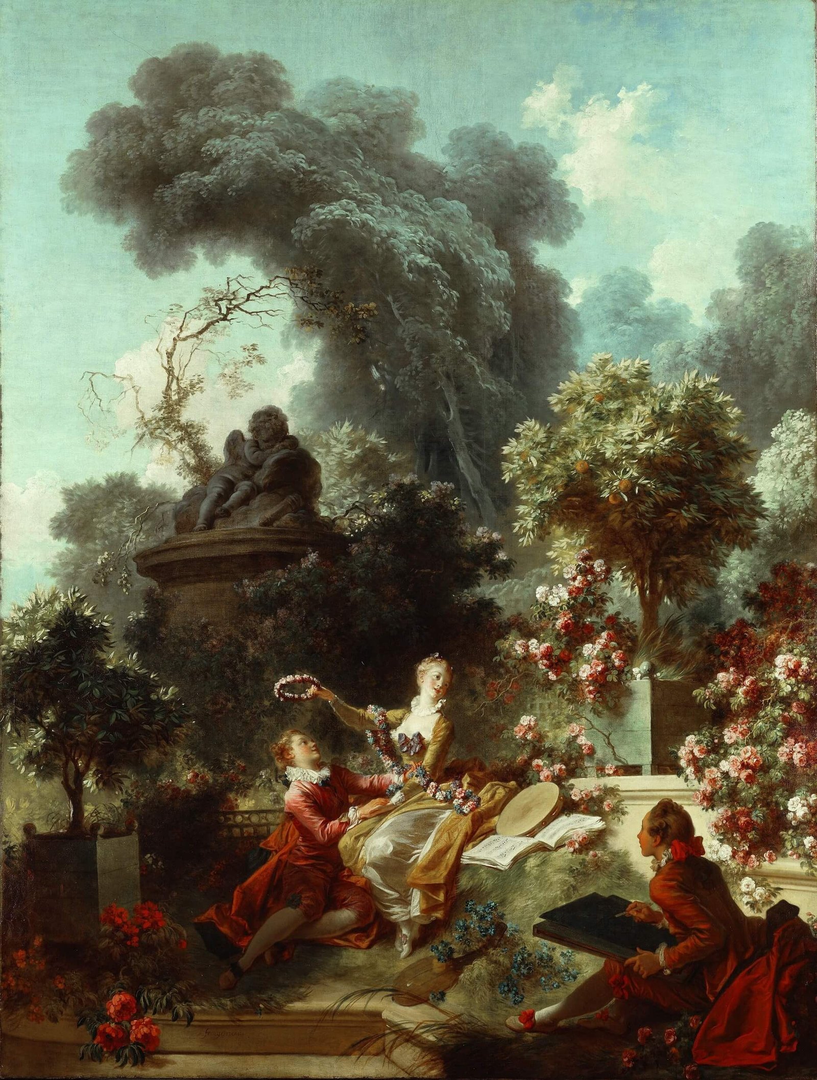 Fragonard Progress of Love Frick Collection