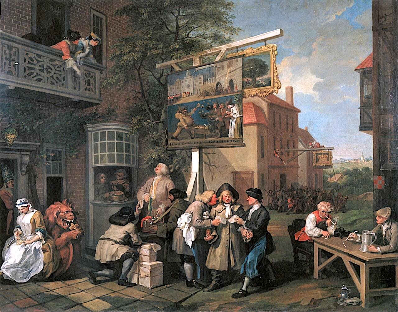 The Election by Hogarth what is a genre painting