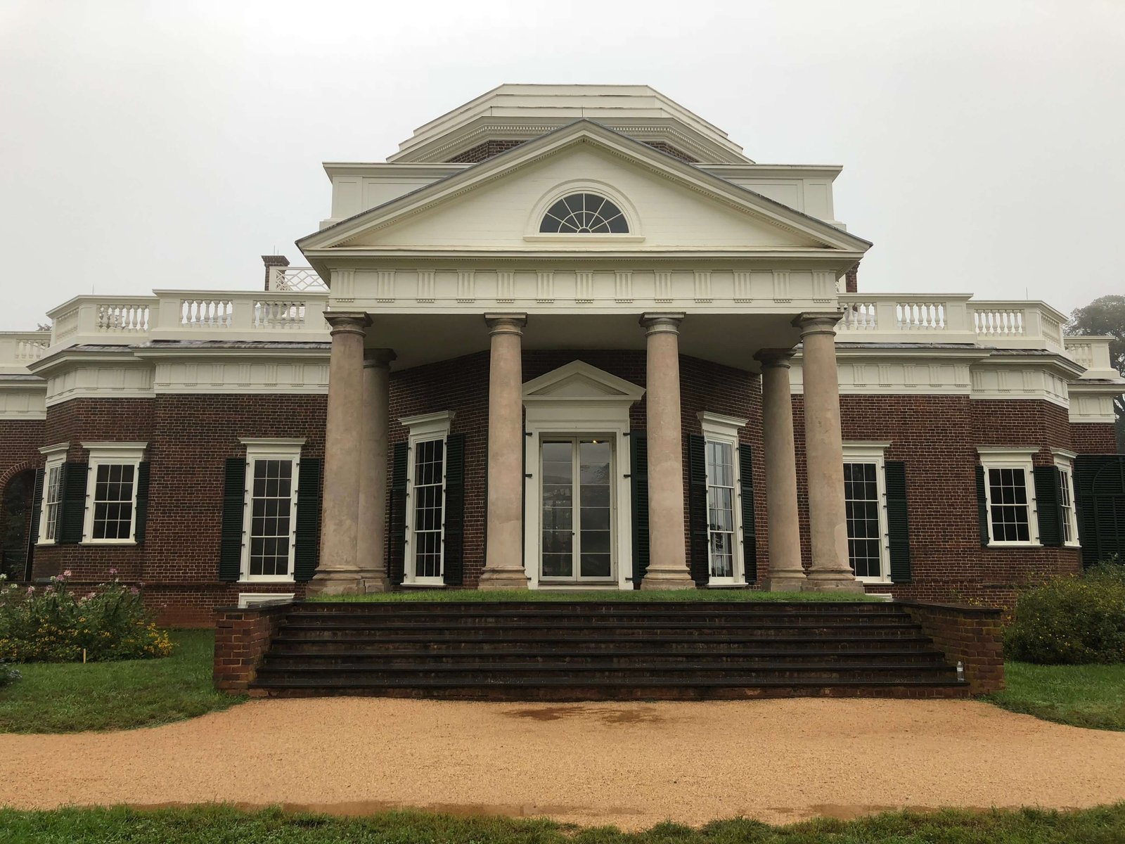 Thomas Jefferson Monticello facade