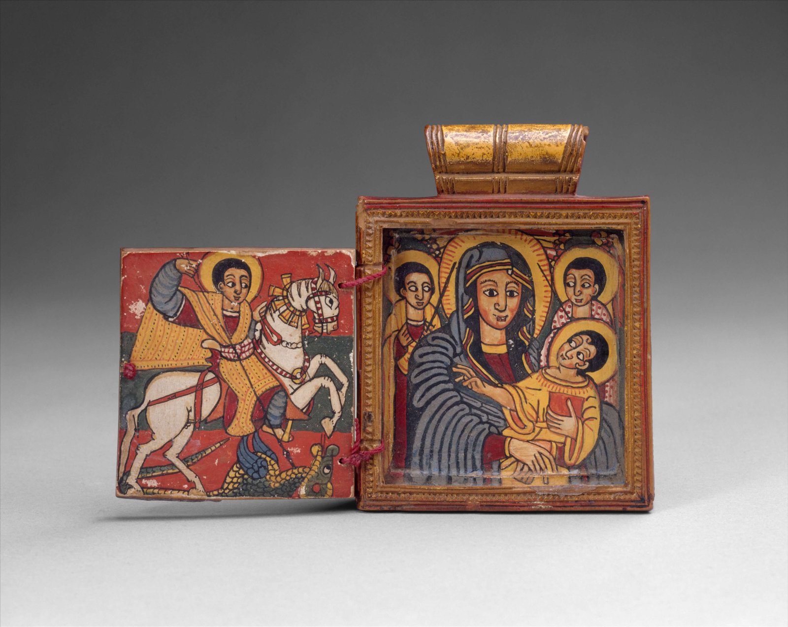 A Wearable Religious Painting from Ethiopia