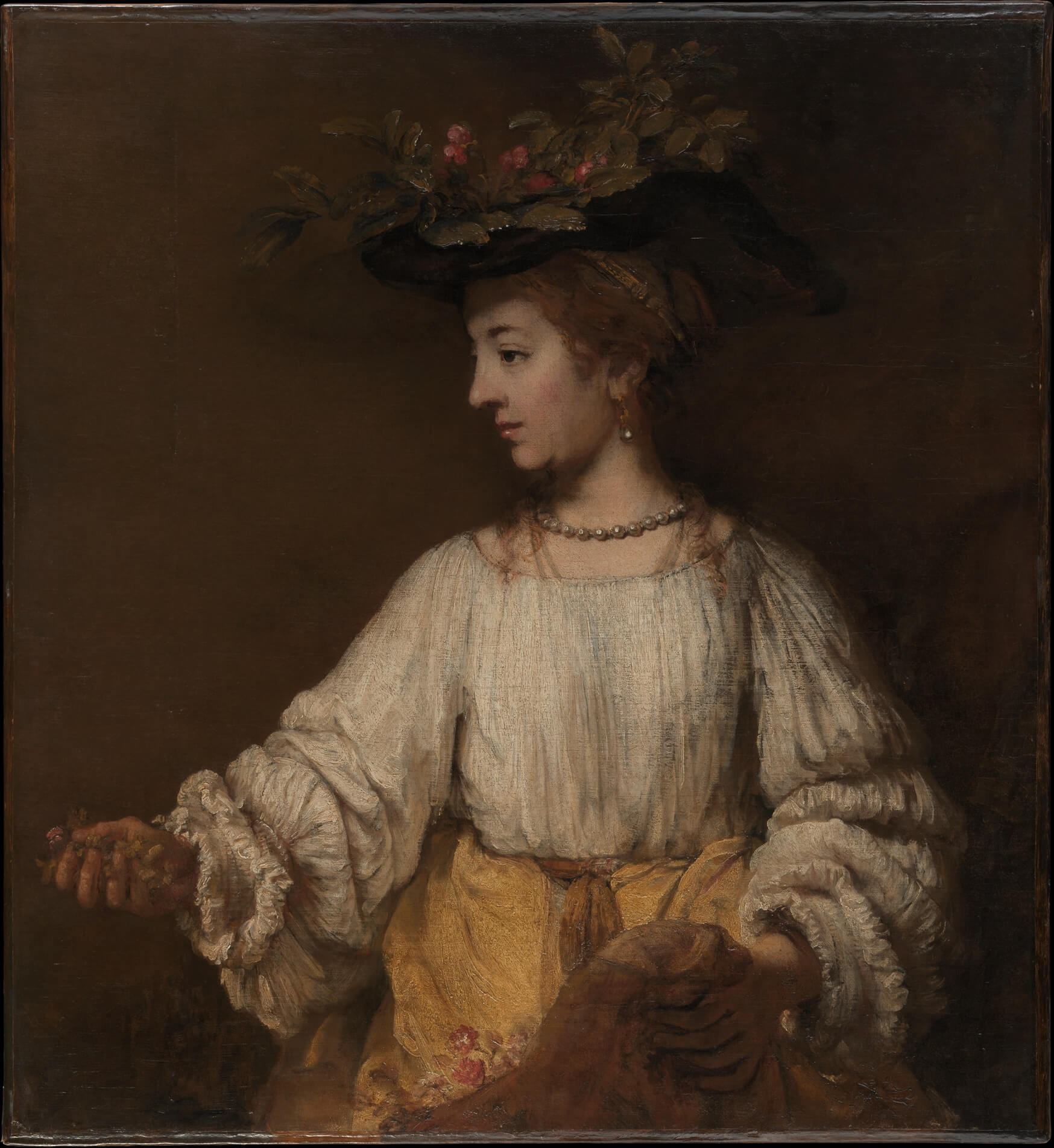 Flora by Rembrandt Dutch Golden Age