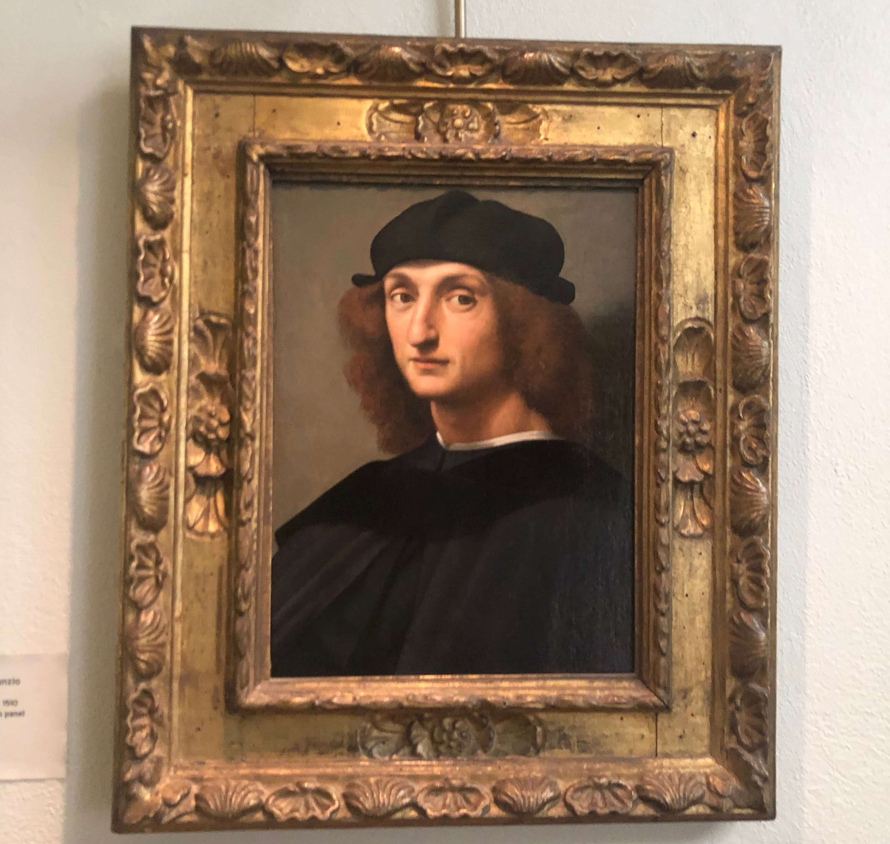 Attributed to Raphael Sanzo, Potrait of a Young Man, c. 1510. The Hyde Collection, Glens Falls, NY.