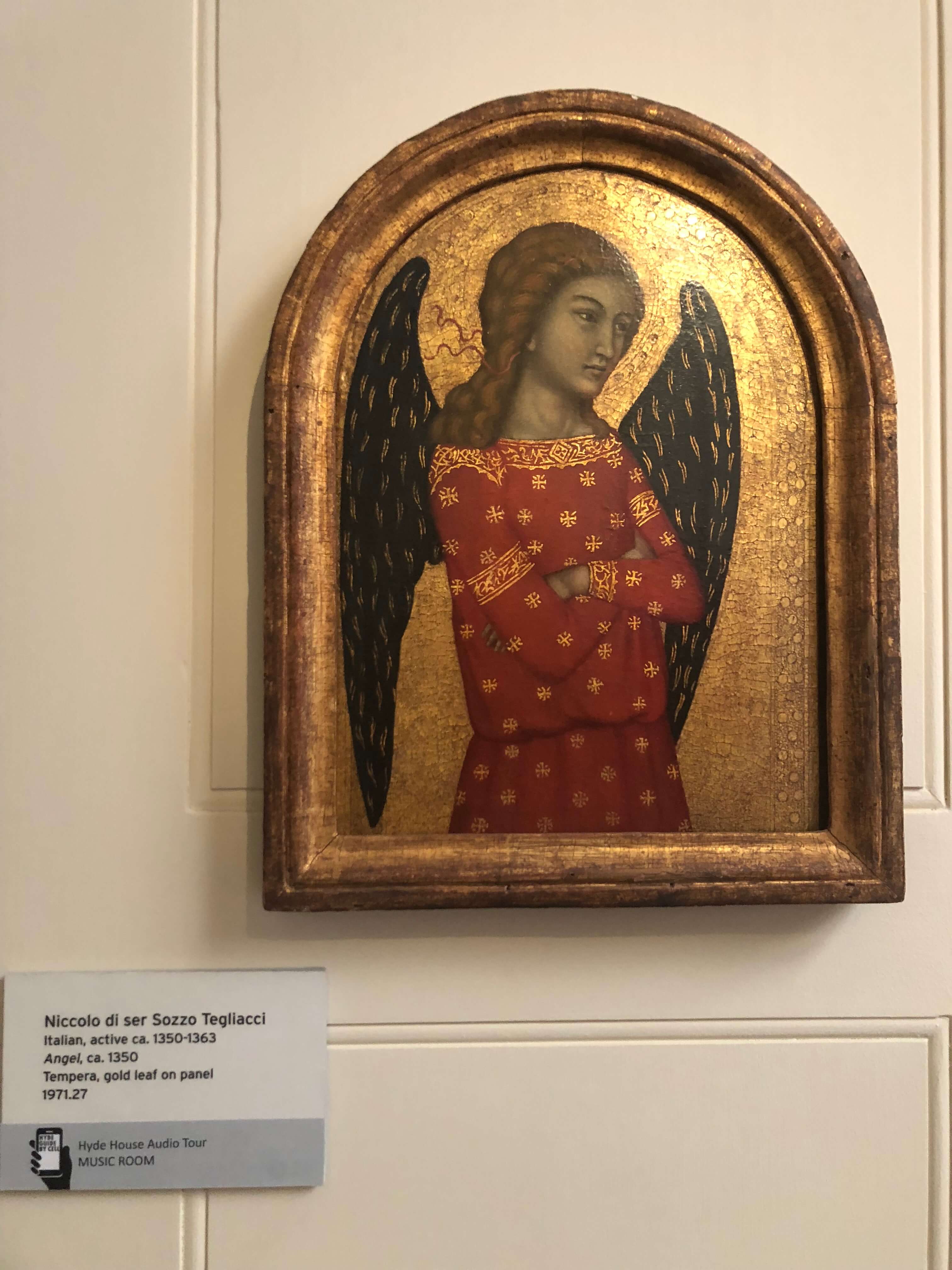 Niccolo di ser Sozzo Tegliacci, Angel, c. 1350. The Hyde Collection, Glens Falls, NY.