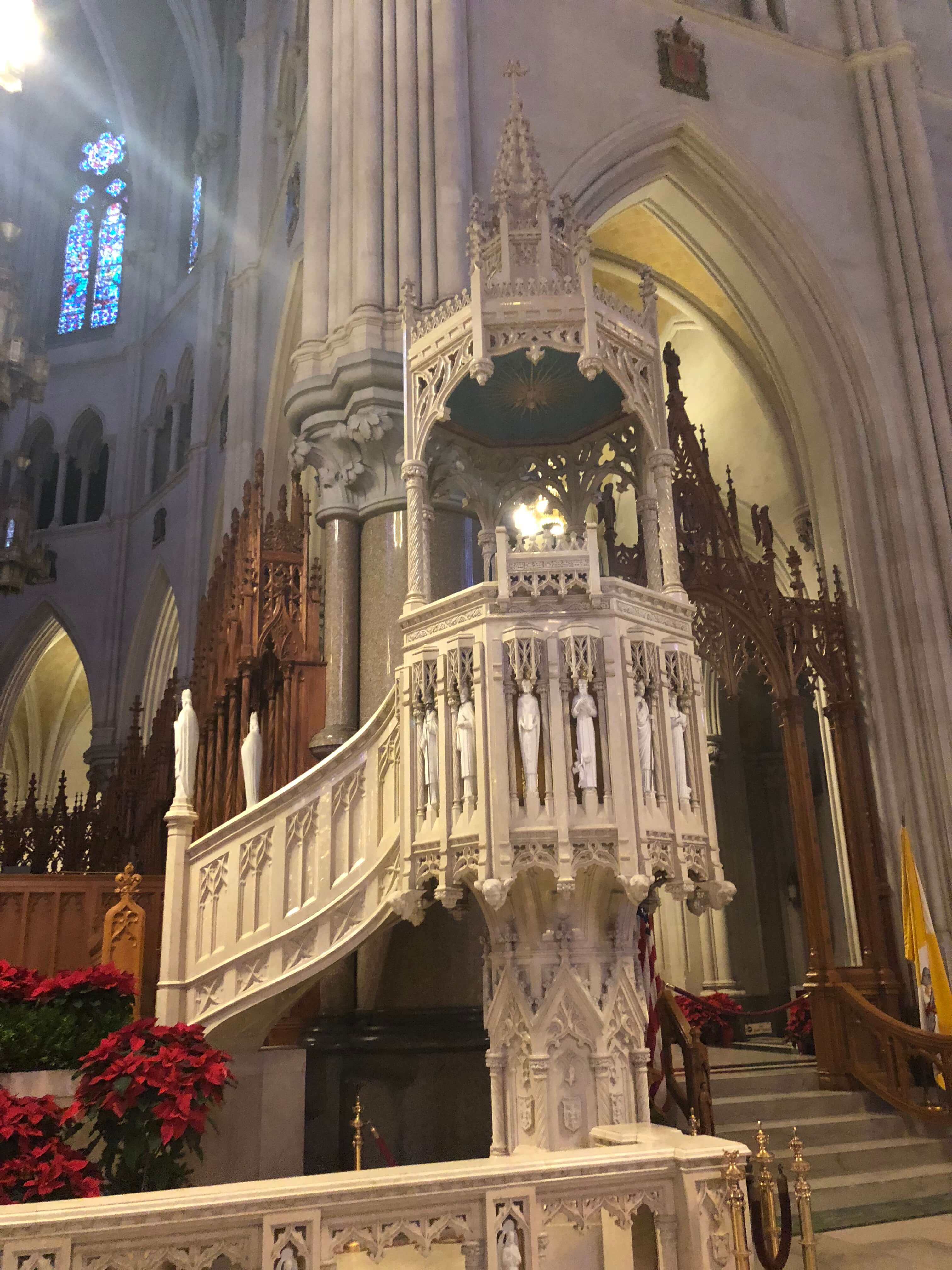 Pulpit - Cathedral Basilica of the Sacred Heart, Newark, New Jersey