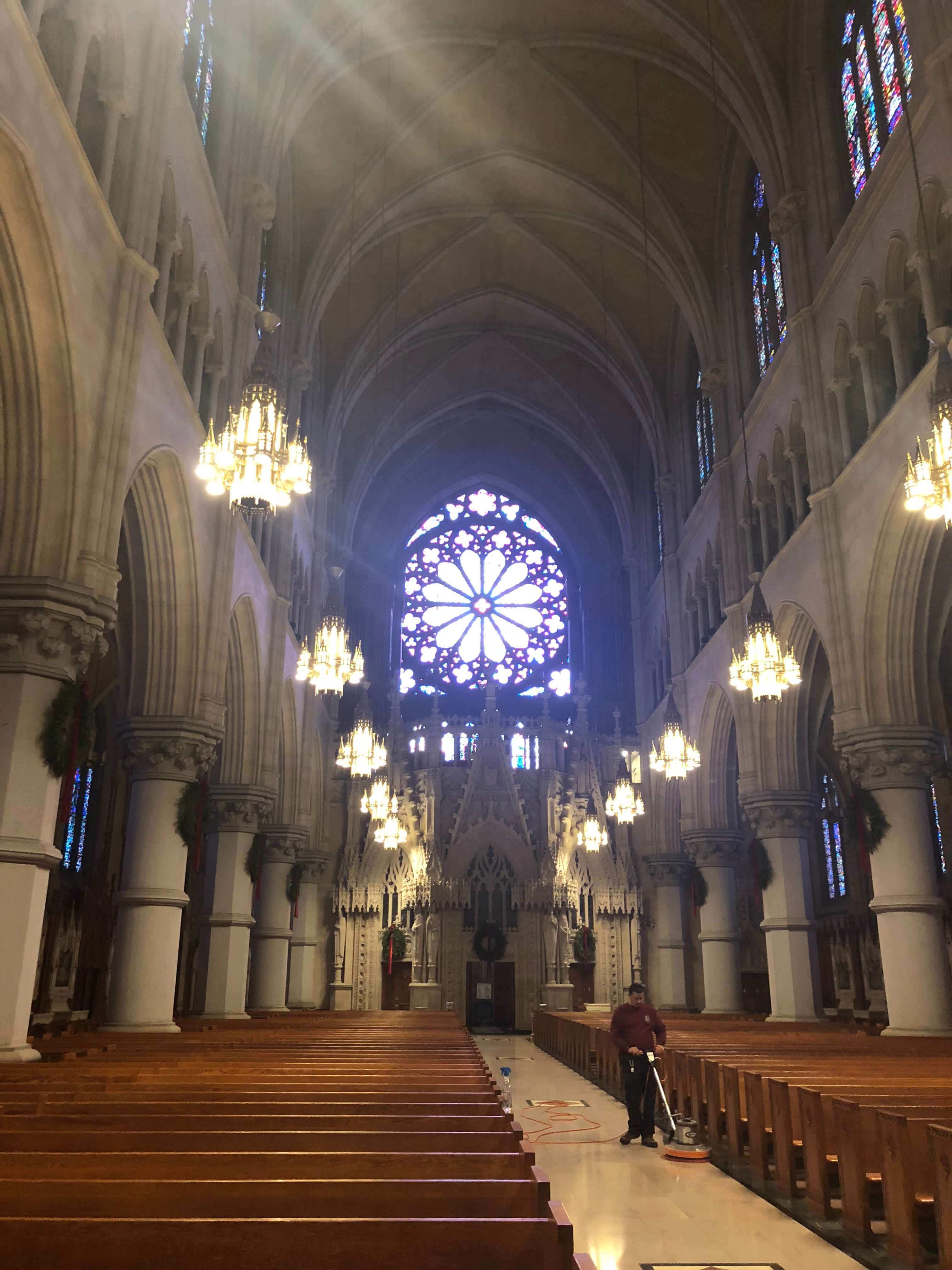 Rose window - Cathedral Basilica of the Sacred Heart, Newark, New Jersey