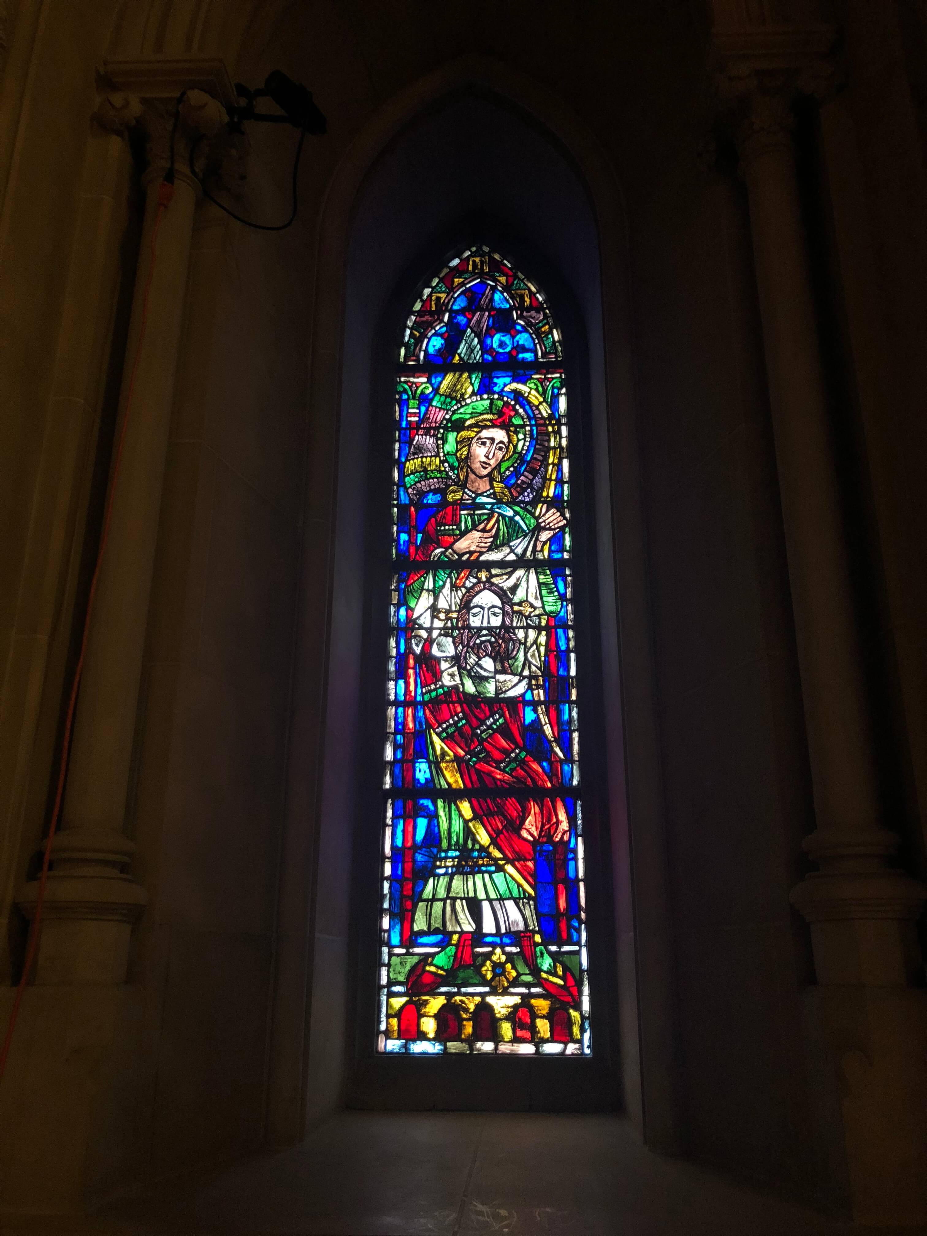 Veil of Veronica window - Cathedral Basilica of the Sacred Heart, Newark, New Jersey