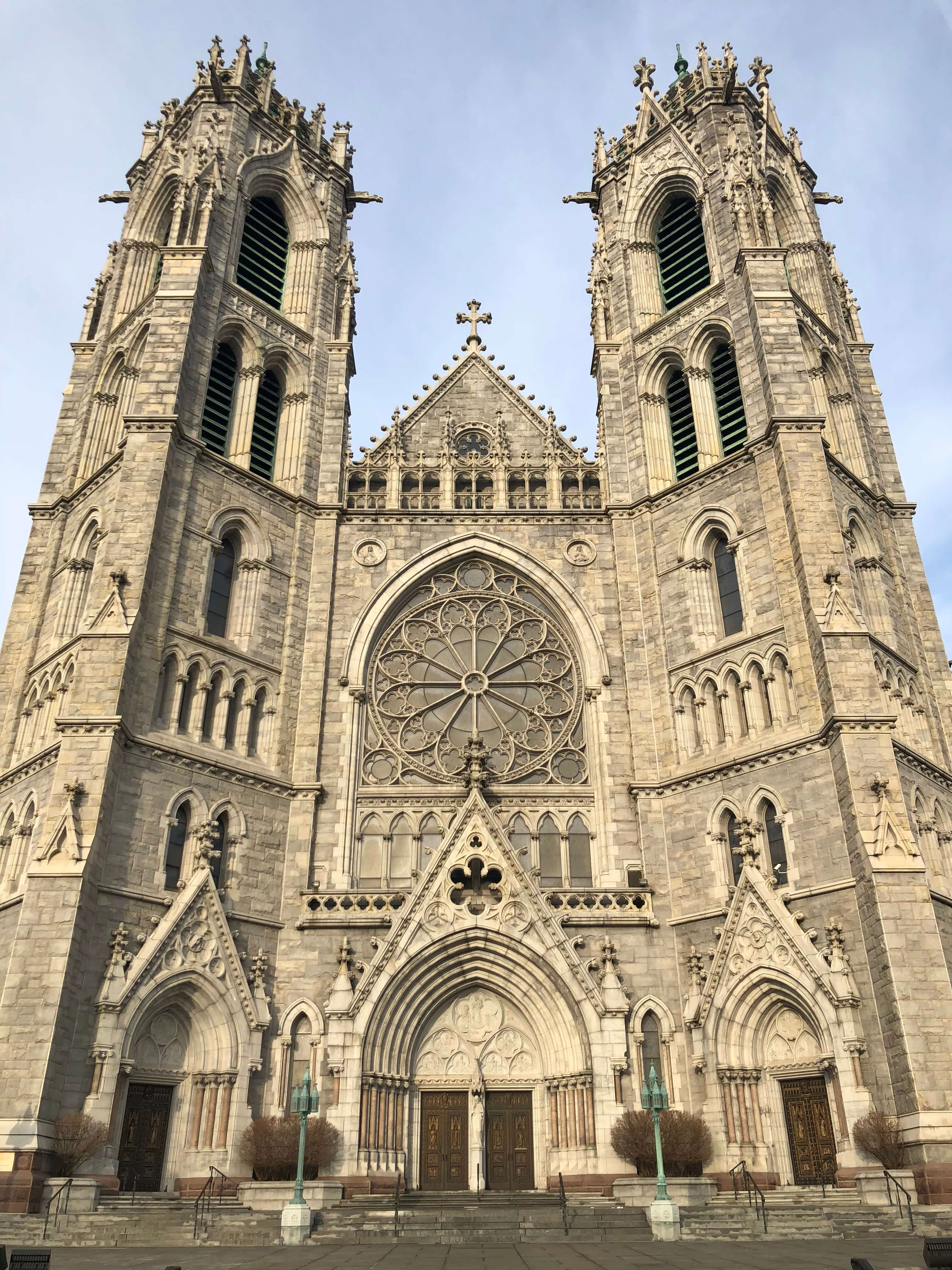 Main facade - Cathedral Basilica of the Sacred Heart, Newark, New Jersey