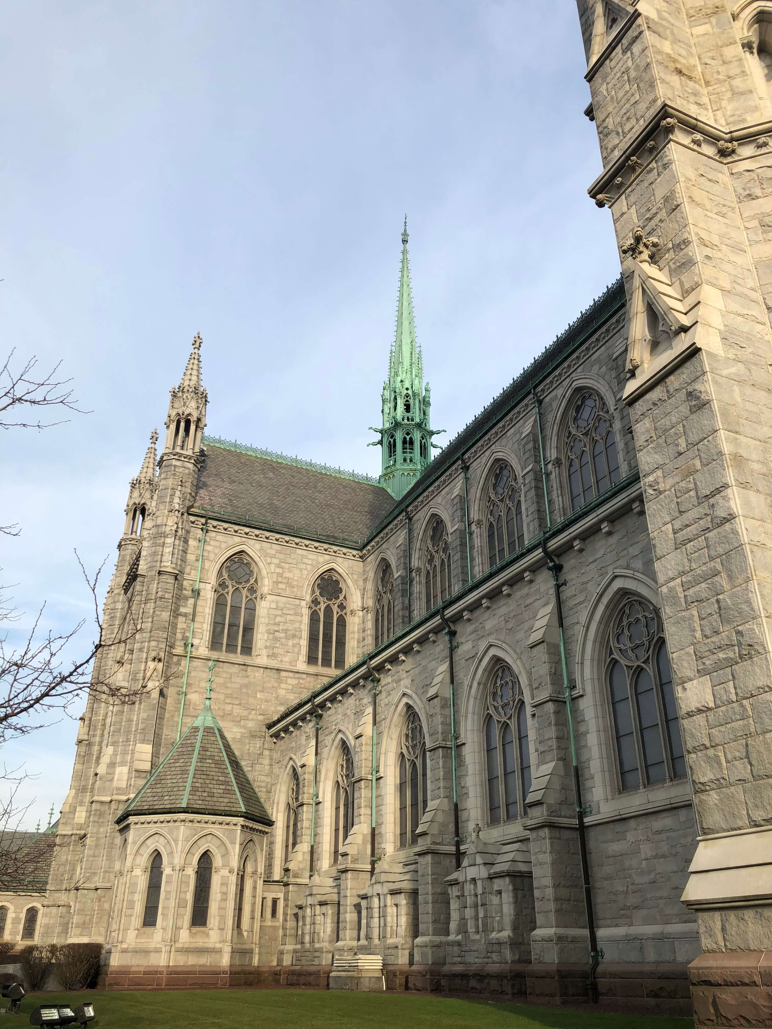 Exterior view - Cathedral Basilica of the Sacred Heart, Newark, New Jersey