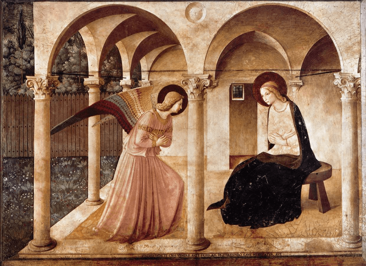 Annunciation by Fra Angelico (December 8th)