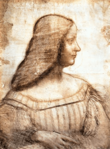 Portrait of Isabella d'Este by Leonardo da Vinci