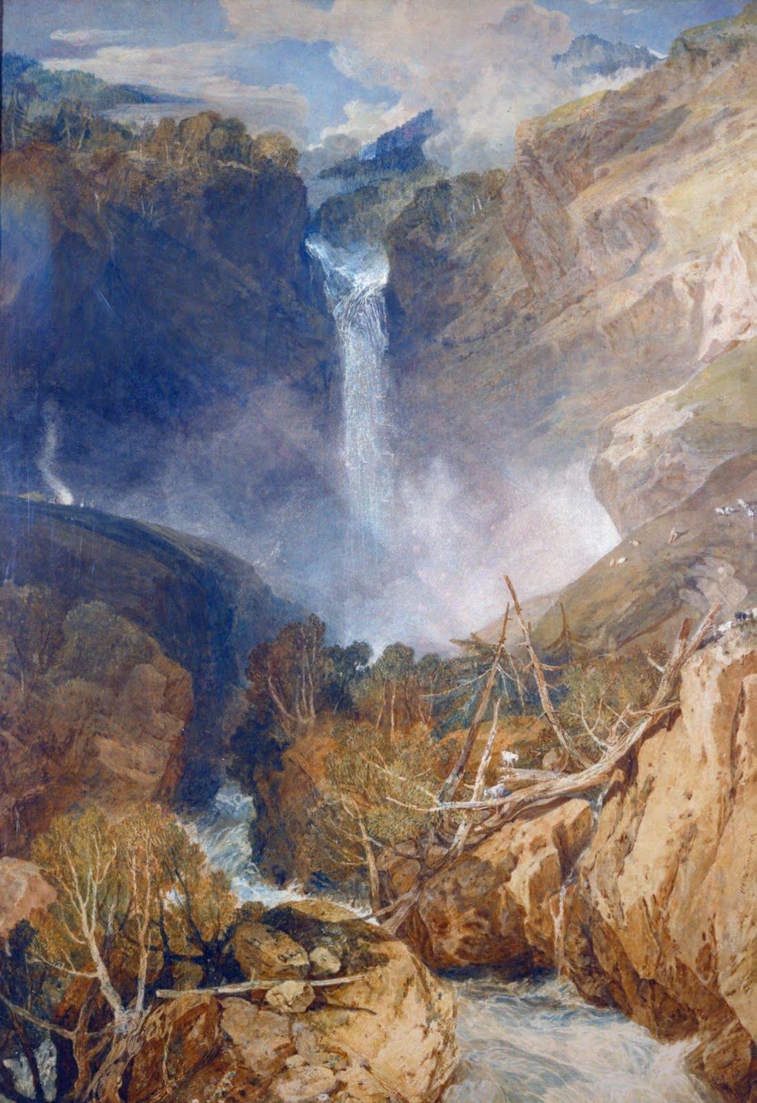 The Great Falls of the Reichenbach by Turner