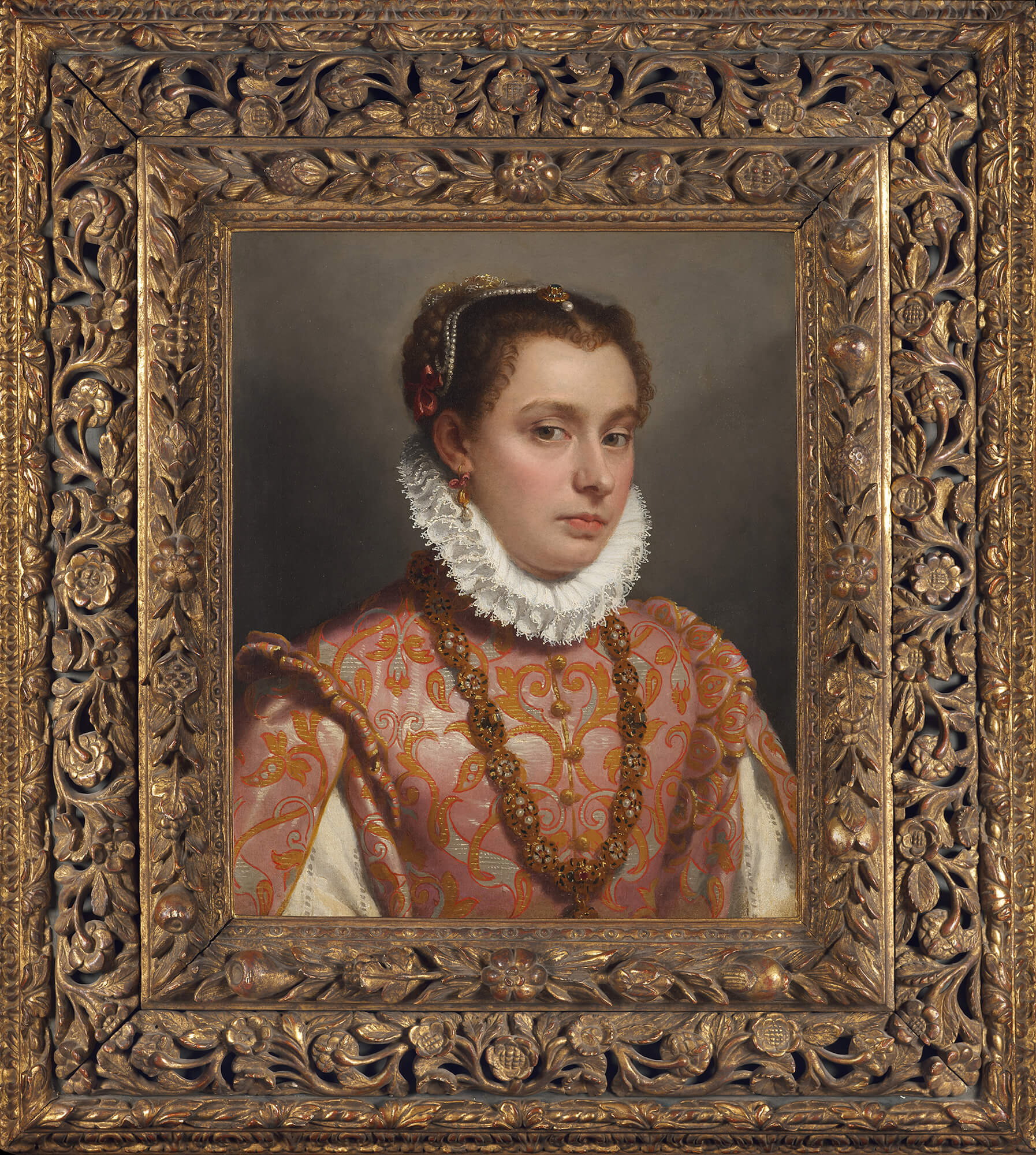 Moroni Portrait of a Woman framed