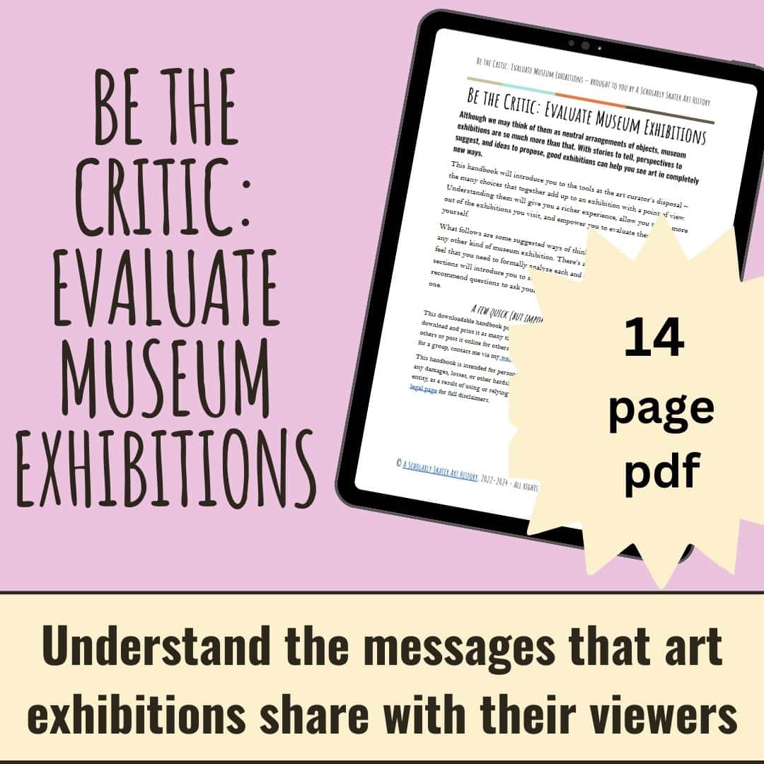 Be the Critic: Evaluate Museum Exhibitions